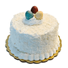 DEZICAKES Fake Cake Coconut Easter Cake Speckled Eggs Prop Decoration Dezicakes Fake Food- Fake Cake- Artificial Cake- Faux Cake Decor