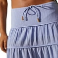 thumbnail image 2 of Jupes d'Été Fluides avec Cordon de Serrage Taille Haute pour Femmes, 2 of 4