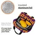 thumbnail image 6 of Lafuoo Mardi Gras2 Pattern Portable Aluminum Foil Thickened Insulation Lunch Bag, Waterproof Zipper Lunch Bag Suitable for Men and Women-One Size, 6 of 7
