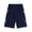 Navy, variant on Boys Solid Mesh Athletic Training Basketball Shorts Running Gym Workout Shorts Knee Length No Pocket for Kids Black 7 Years-8 Years