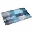 thumbnail image 2 of Teal Blue Door Mat&nbsp;Indoor Outdoor Entrance, Non Slip Rug for Kitchen Bathroom Entryway Rug, Modern Oil Painting Abstract Ombre Geometric Washable Doormat Floor Mat for Office 24x36 Inch, 2 of 8