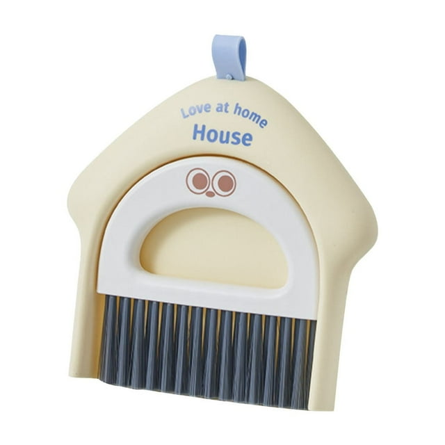 BINGLI Mini Hand Broom and Dustpan Set Small Dust Pans with Brush Set Cleaning Tool for Desk, Car and Animal Waste