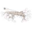 thumbnail image 3 of Cadena de luces LED con forma de bola, resistente al agua, con puerto USB, fuente de alimentación, decorativas, para dormitorio, boda, fiesta, color blanco cálido, 6 m/19,7 pies, 40 luces, 3 of 12