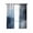 Blue, variant on Grey Blackout Curtains, Light Blocking Print Window Curtains, Modern Oil Painted Art Abstract Geometric Thermal Insulated Window Drapes for Living Room Kitchen Cafe 2 Panels, 55"W x 39"L