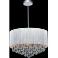 thumbnail image 1 of CWI Lighting 6 Light Drum Shade Chandelier with Chrome finish, 1 of 3