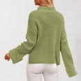 thumbnail image 5 of Boho Tops For Women Winter Striped Sweatshirt Cotton Long Sweaters Cardigan Open Front Crewneck Sweatshirt Blue Long Sleeve Maxi Dresses 2025 My Items, 5 of 5
