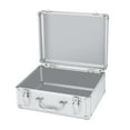 thumbnail image 2 of Caja de herramientas de aleación de aluminio con asa Maleta de aluminio de almacenamiento con cerradura portátil tecla M, 2 of 8