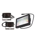 thumbnail image 4 of Sistema de cámara de respaldo para vehículo sistema de monitor de cámara de respaldo HD 1080P Visión nocturna Monitor LCD de 7 pulgadas para quinta rueda para camión para RV, 4 of 8