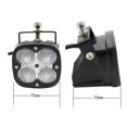 1/2pcs 12V 24V 40w 2Inch spot flood combo beam led work light Offroad