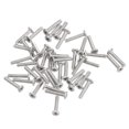 thumbnail image 1 of Unique Bargains M1.2x0.25x6mm 100 Pcs Vis Rondes Plates en Métal pour Machine d'Entraînement Phillips, 1 of 5