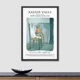 thumbnail image 3 of PixonSign Framed Canvas Print Wall Art Xavier Valls Pastel Still Life Painter Studio Classic Vintage Illustrations Fine Art Decorative Multicolor for Living Room, Bedroom, Office - 16"x24" BLACK, 3 of 5
