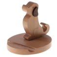 thumbnail image 1 of Soporte universal para teléfono móvil de madera para smartphones, estación de mesa para smartphones Perro Golden Retriever de madera, 1 of 9