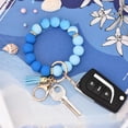 thumbnail image 3 of Soda Candy Silicone Beaded Keychain Wristlet Key Ring Bracelet Cute Car Key Chain Holder for Women, 3 of 6