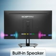 thumbnail image 6 of Sceptre 4K IPS 27" 3840 x 2160 UHD Monitor up to 70Hz DisplayPort HDMI 99% sRGB Build-in Speakers, Machine Black (U275W-UPT), 6 of 7