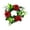 Red, variant on Candle Ring Rose Floral 4 Inch Artificial Silk Flower Wreath for Table Centerpiece Valentine Wedding Party Romantic Decoration Pink