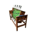 thumbnail image 4 of KICK Twain 48" 2-in-1 Multi Game Table (Brown), 4 of 7