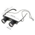 thumbnail image 3 of Professional 3X Magnification Binocular Glasses - HD Lens Hands-Free Design for Fishing, Birding, Sports & Opera, Portable Folding Eyewear for Concerts Theater Watching & Outdoor Activities, 3 of 7