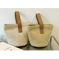 thumbnail image 6 of Kukuzhu Small Straw Bucket Bag Women Hand-woven Trendy Beach Shopping Handbag Purse, 6 of 6