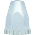 thumbnail image 2 of United Pacific 10064B Chrome 33MM Thread-On Nut Cover with Flange, 2 of 2