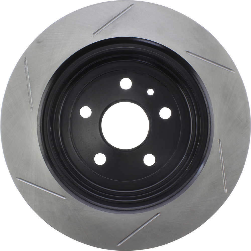 Stoptech Sport Slotted Brake Rotor; Rear Left Fits select: 2016 CHEVROLET CAMARO, 2017 CHEVROLET CAMARO LS/LT