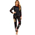 thumbnail image 2 of Lvotionpl 2026 Matching Family Christmas Pjs, Matching Christmas Pajamas Long Sleeve Top & Pants Set Matching Holiday Family Pajama Xmas Sets, 2 of 5
