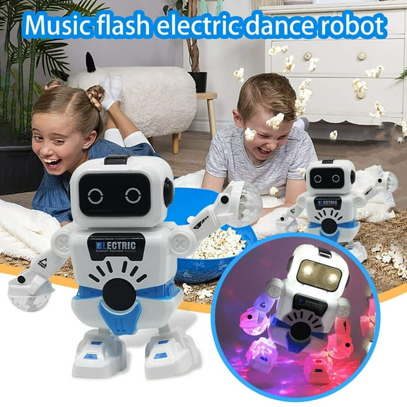 Electric Dancing Robot with Music and Flashing Lights – Automated Entertainment Bot for Parties, Shows, and Fun, Dynamic Moving Toy for Dance Fans