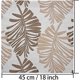 thumbnail image 5 of 1 funda de cojín de 45x45 cm, funda de almohada decorativa de lino para sofá, sin relleno, para coche, sala de estar, dormitorio, oficina, marrón, 5 of 5