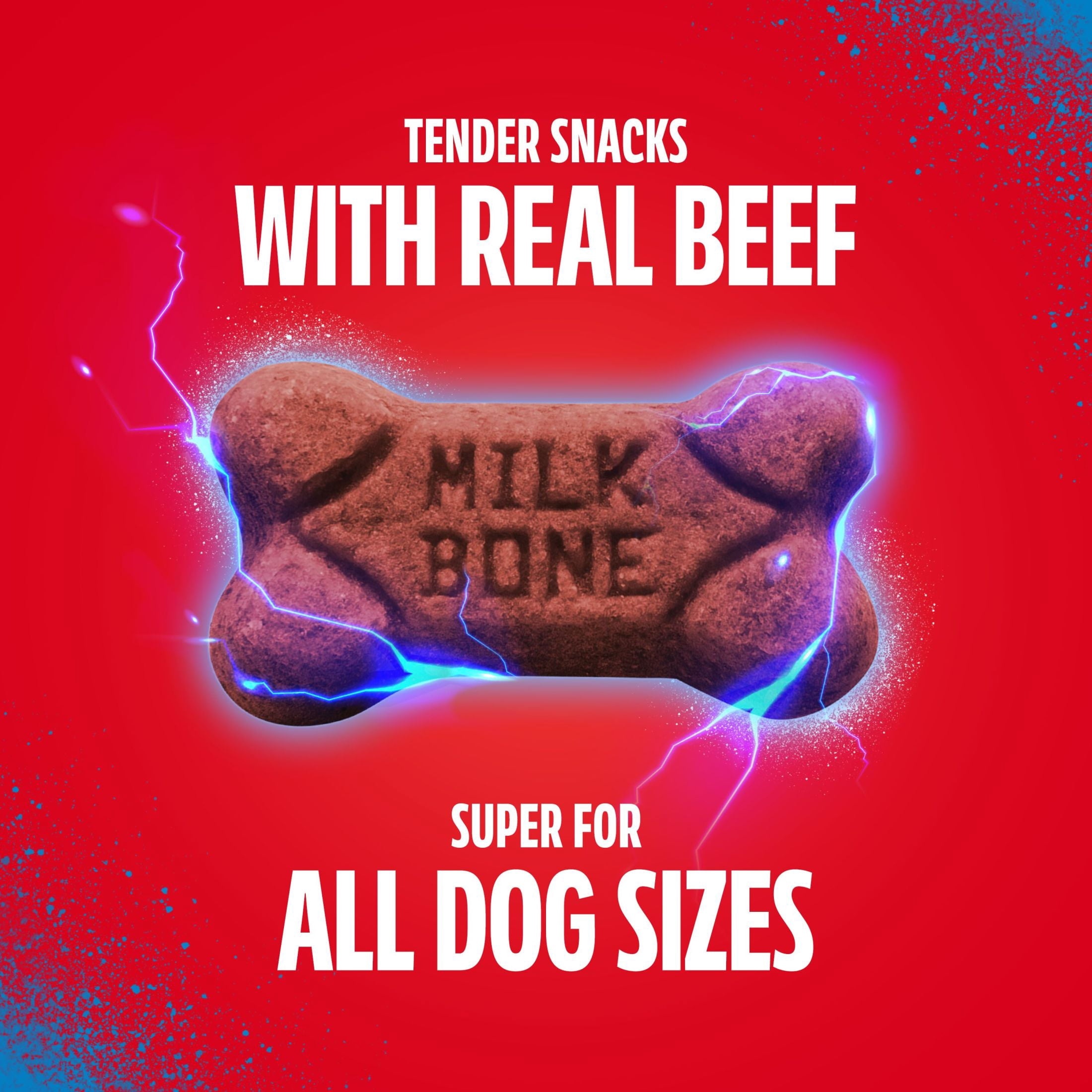 Milk Bone Krypto Treats, Limited Edition Soft & Chewy Mini’s Dog Treats, Beef & Filet Mignon Recipe, 3.7 oz Bag