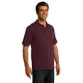 thumbnail image 4 of Port & Company Men's 50/50 Pique Polo Athletic Maroon Size XXX-Large, 4 of 6