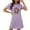 Purple #1, variant on Fartey Halloween Nightgown for Women Fashion Ghost Printed Short Nightdress Loose Comfy Short Sleeve Crewneck Casual Sleepwear Black M