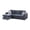 Gray, variant on Poundex Upholstered Velvet Reversible Chaise Convertible Sectional in Black