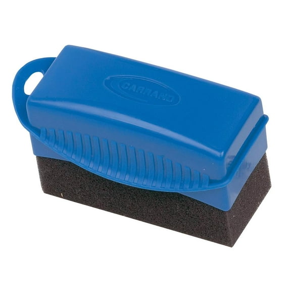 Carrand Plaquette d'Application pour Pansement de Pneus 92043 Type de Contour; Noir; Éponge de Mousse; Manche en Plastique Bleu