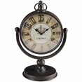thumbnail image 1 of Benzara BM145707 Antique Table Clock, Metallic Brown, 1 of 1