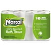 Marcal 100% Recycled Two-Ply Toilet Paper, White, 16 Rolls/Pack