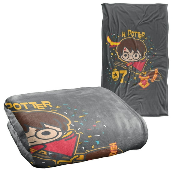 Harry Potter H. Potter 07 Quidditch Chibi Silky Touch Super Soft Throw Blanket 36" x 58"