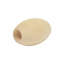 200 Pcs of 7/8" x 1-1/4" Oval Beads, 3/8" hole