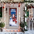 thumbnail image 2 of Festive Holiday Door Curtain For Seasonal Home Entryway With Snowflake And Reindeer Winter Patterns, 2 of 3