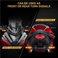 thumbnail image 2 of 8mm Mini Motorcycle LED Turn Signal Lights Amber Flashing Light Blinker Turn Signal Lamp 12V Moto Indicator Lamp Accessories, 2 of 6