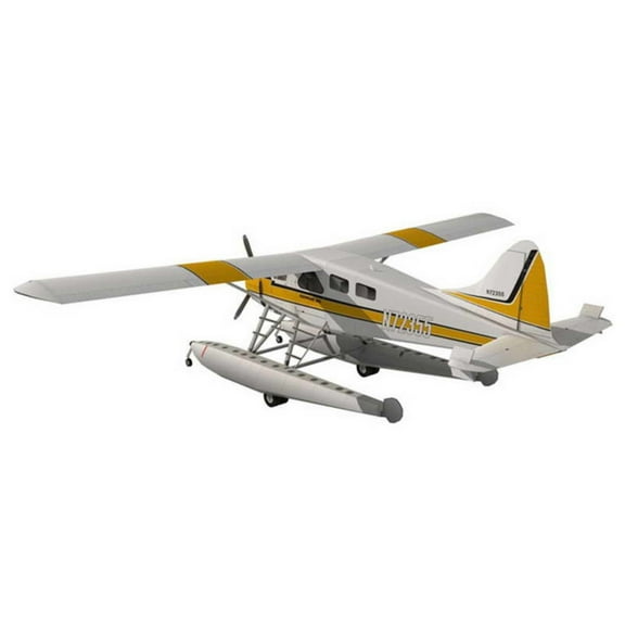 1:32 CAN DHC-2 Beaver Float Seaplane 3D Paper Model Simulation Aircraft Model Aviation Model Aircraft Kits for Collection and Gift (Unassembled Kit )