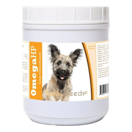 UPC: 0840235187776 | Healthy Breeds Skye Terrier Omega HP Fatty Acid Skin and Coat Support Soft Chews
