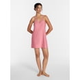 thumbnail image 3 of Joyspun Women’s Dreamy Soft Collection Lace Front Knit Chemise, Sizes XS-3X, 3 of 6