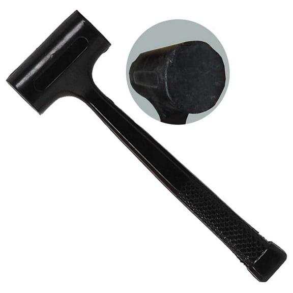 ARTESIA TOOL 11.5" (29.2 cm) Heavy Duty Deadblow Hammer | Solid Rubber | Dual 1¾" (4.4 cm) Striking Surfaces | Spark & Scratch-Free | Ideal for Jewelers
