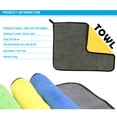 thumbnail image 3 of Advancent Toalla de pesca, 3 uds., toallas de , Clip de hebilla de montañismo, trapos de ligeros, caja de aparejos de Kayak para barco al aire Pescar Gris azulado, 3 of 6