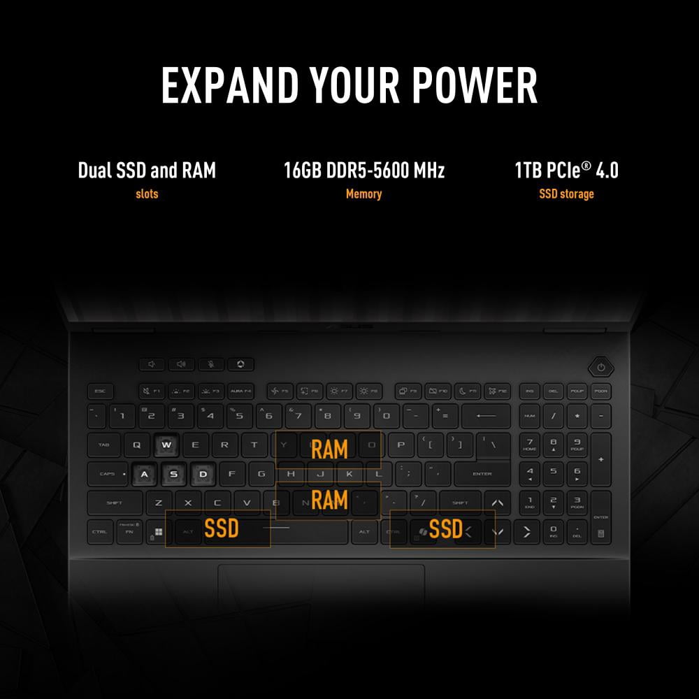 ASUS TUF A16 16" WUXGA IPS 165Hz AMD Ryzen 9 8940HX NVIDIA GeForce RTX 5060 Gaming Laptop 16GB RAM 1TB SSD Jaeger Gray