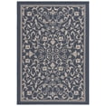 thumbnail image 2 of Safavieh Courtyard Nanda Botanical Indoor/Outdoor Area Rug, Navy/Beige, 6'7" x 9'6", 2 of 14