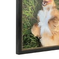 thumbnail image 3 of ArtToFrames 8" x 20" Black Square with Gold Beads Picture Frame, 8x20 inch Black Wood Poster Frame (WOM-5021), 3 of 7