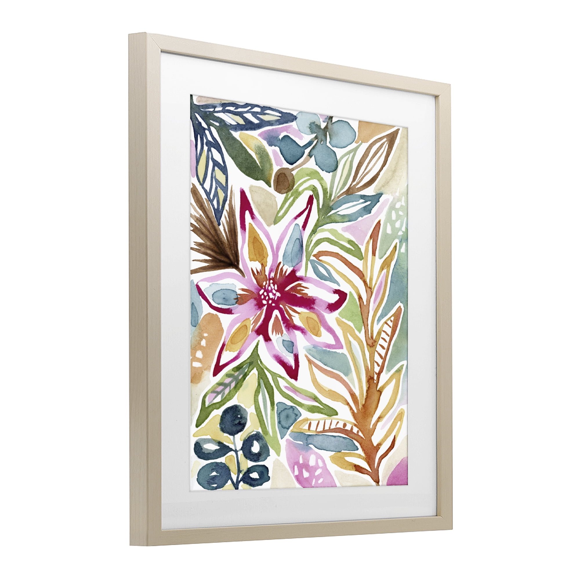 Stupell Industries Vibrant Garden Impressions Birch Framed Print Under Glass, design by Lisa Nohren