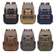 thumbnail image 4 of Minnieouse Mochila duradera para hombre con gran capacidad y exquisita artesanía Mochila de gran capacidad Mochilas gris, 4 of 6