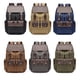 thumbnail image 3 of Minnieouse Mochila De Lona Con Múltiples Bolsillos De Gran Capacidad Y Mochila Con Costuras Finas De Gran Capacidad Mochilas gris, 3 of 6