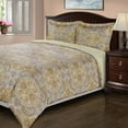 thumbnail image 2 of Superior Light Weight and Super Soft Brushed Microfiber, Wrinkle Resistant Printed Paisley Duvet Cover Set, 2 of 2
